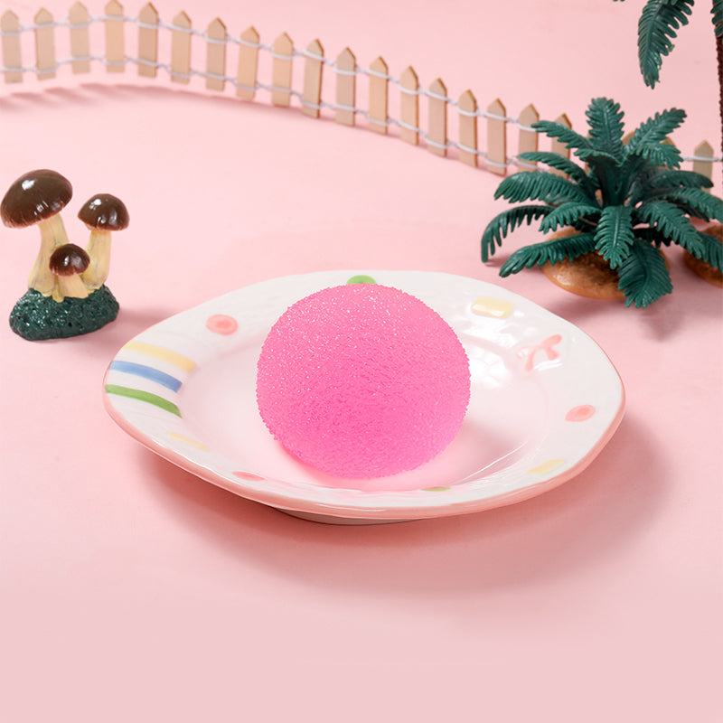 180g Pink Lychee Ball Taba Squishy – FUFUSQUISHY