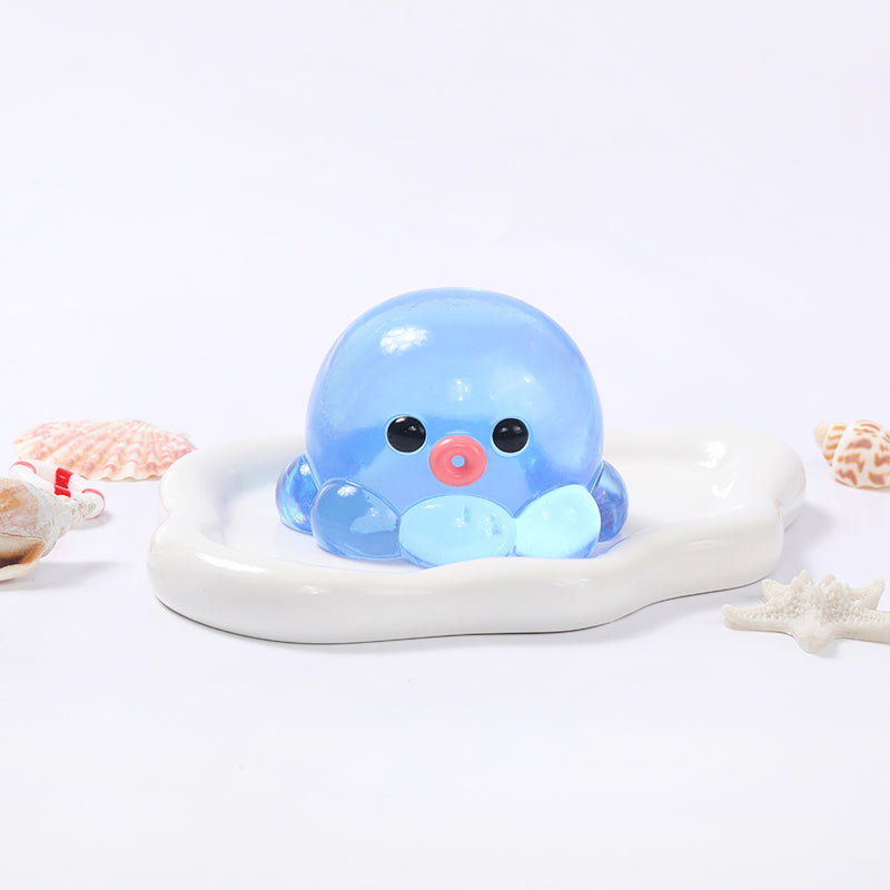 Crystal Blue Octopus Taba Squishy – FUFUSQUISHY