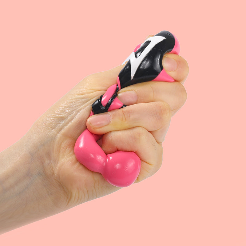 Pink Squid Game Guy Taba Squishy FUFUSQUISHY Pink Squid Game Guy Taba Squishy FUFUSQUISHY