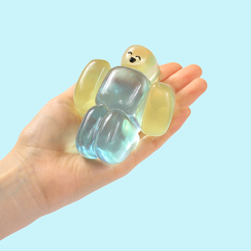 200g Crystal Yellow（split squishy) Noob Taba Squishy – FUFUSQUISHY