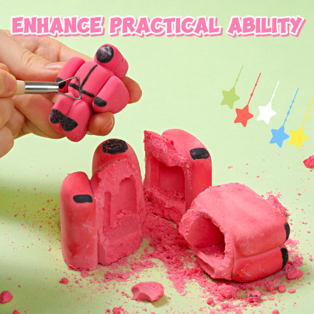 智　スクイーズ FUFUSQUISHY Squid Noob Squishy Dig Kit
