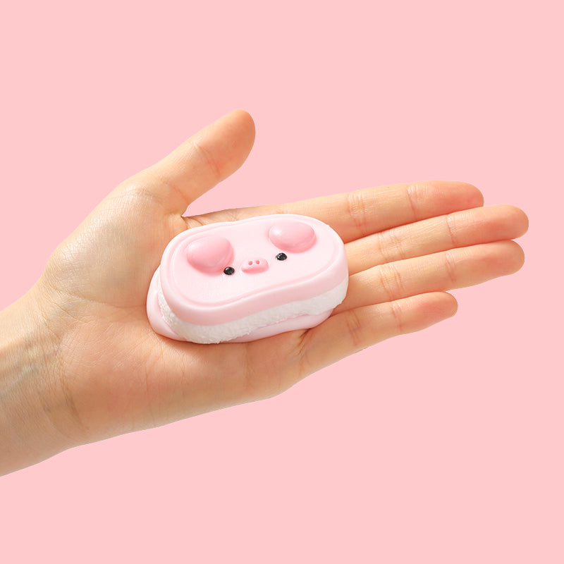 Pink Oval Pig Taba Squishy – FUFUSQUISHY
