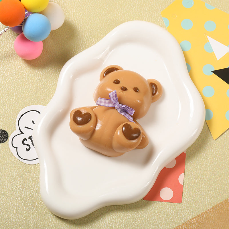 創作人形 福寿 Cashew Brownie cuddle a fluffy SYNCFUN Kawaii Unicorn Sheep Stuffed Animal Weighted Plush