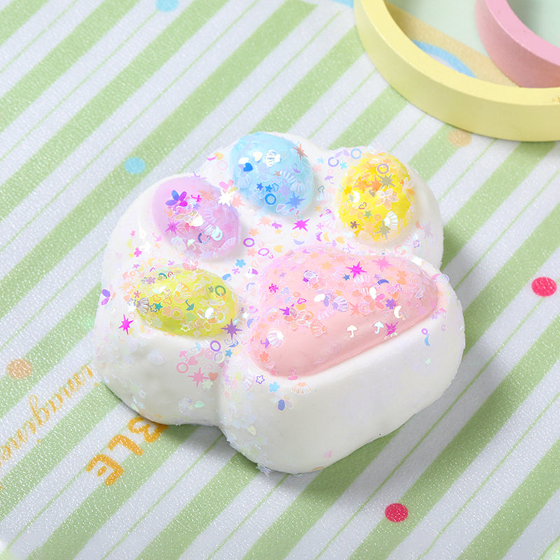 800g Super Large Rainbow Color Cat Paw Taba Squishy – FUFUSQUISHY