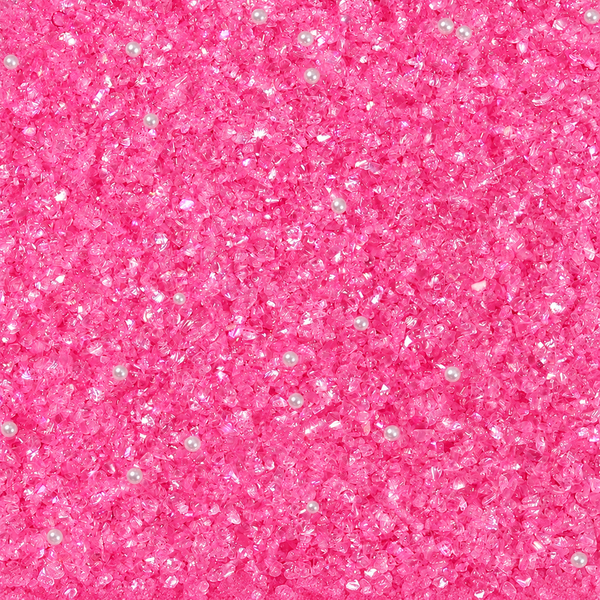 Candy Pink Crystal Charms for DIY Squishy Balls & Crafts – 60g (2.12 oz) Bag