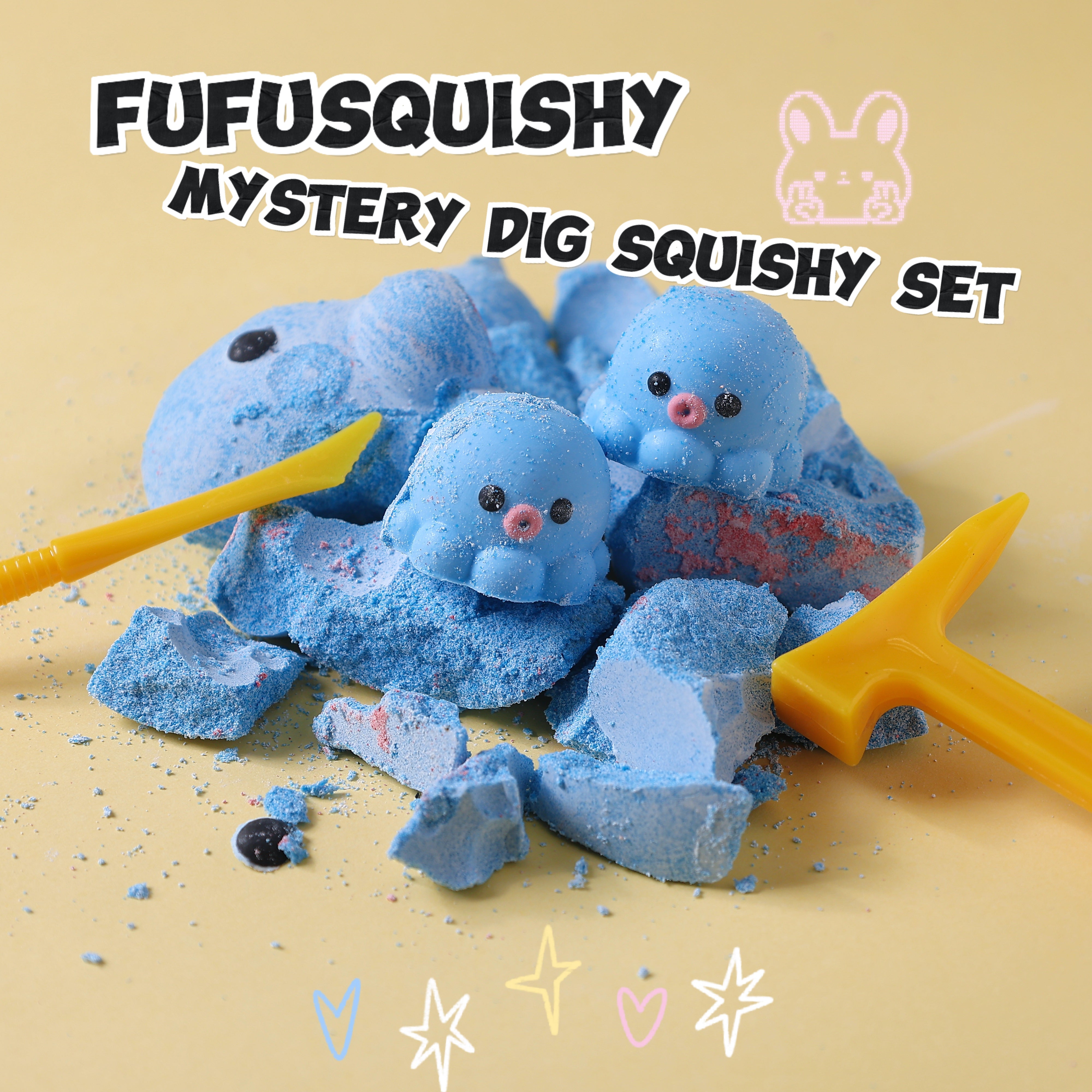 FUFUSQUISHY Octopus Squishy Dig Kit