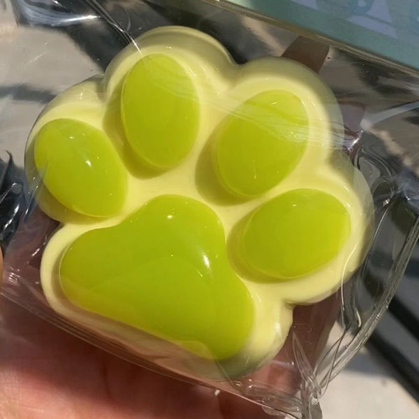 Taba Silicone Green Grape Cat Paw Squishy