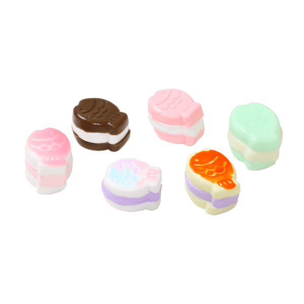 Macaron Swirled Taiyaki Squishy