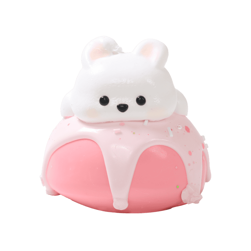 Pink Bunny Puff Squishy