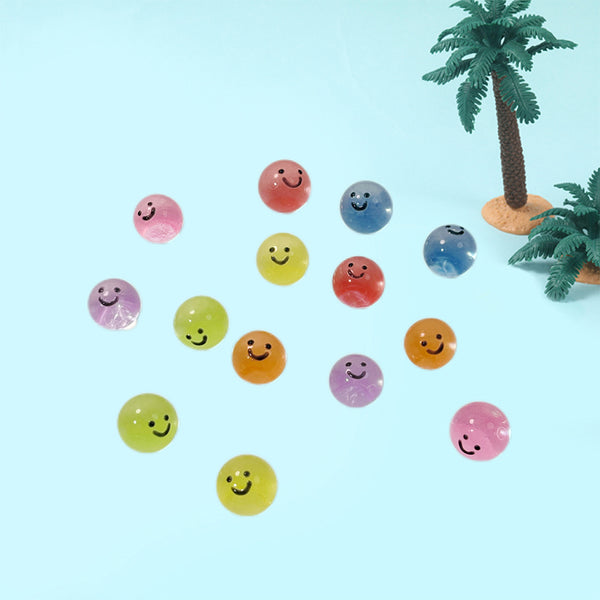 14PC Mini Crystal Smile Ball Taba Squishy
