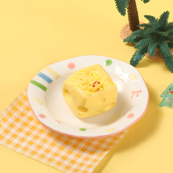 Cheese Block Taba Squishy