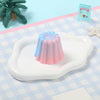 Blue and Pink Kneading Pudding Taba Squishy