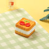 Square Cherry Cookies Taba Squishy