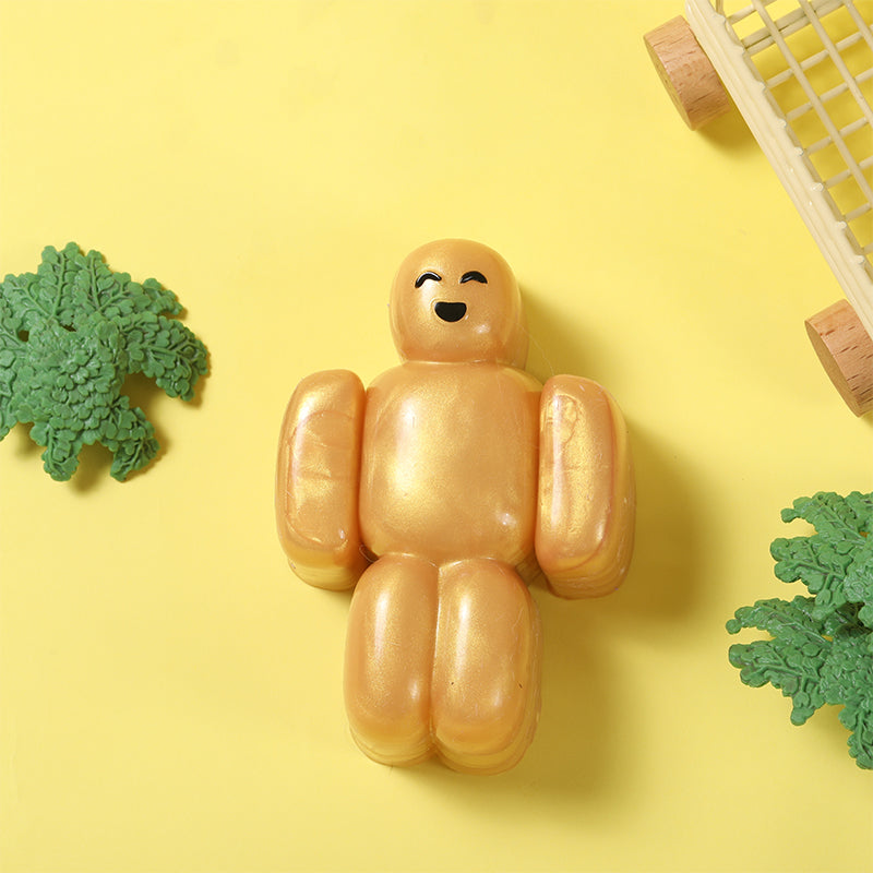 ふっちょ 200g Gold Roblox Noob Taba Squishy – FUFUSQUISHY