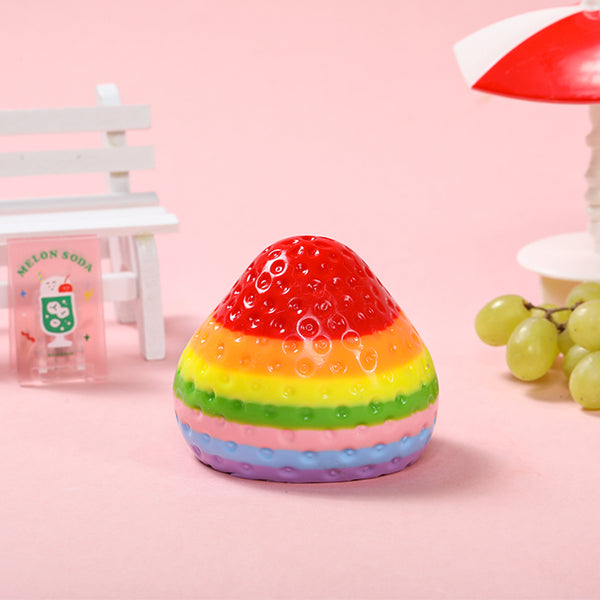 150g Rainbow Strawberry Taba Squishy