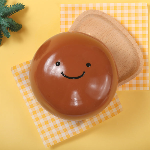 1600g Chocolate Smile Ball Taba Squishy