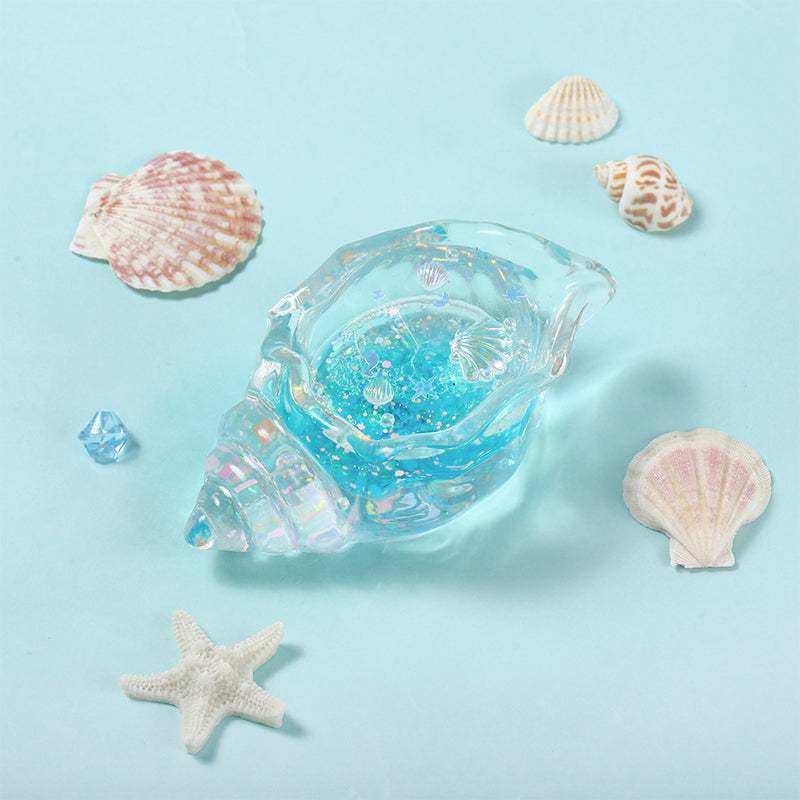 Squishy Shell Blue Crystal Conch Taba Squishy – FUFUSQUISHY