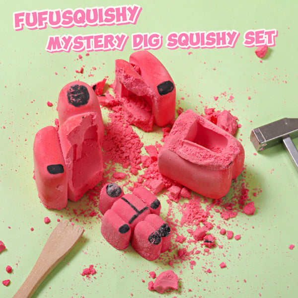 FUFUSQUISHY Squid Noob Squishy Dig Kit