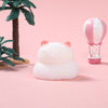 White Pink Fat Cat Squishy