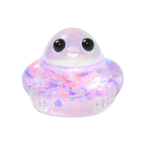 Purple Mini Glow-in-dark Chicken Squishy