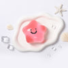 180g Crystal Red Transparent Smiley Star Taba Squishy