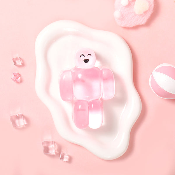 200g Crystal Pink Noob Taba Squishy