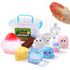 FUFUSQUISHY 10 Pack Strawberry Mix Taba Squishy Toys Kit with Toy Set Box & Cute Stickers, Handmade Kawaii Taba Squishies, Stress Relief Sensory Fidget Toys, Party Favors for Kids Ages 4-8 8-12, Holiday Gifts & Basket Stuffers