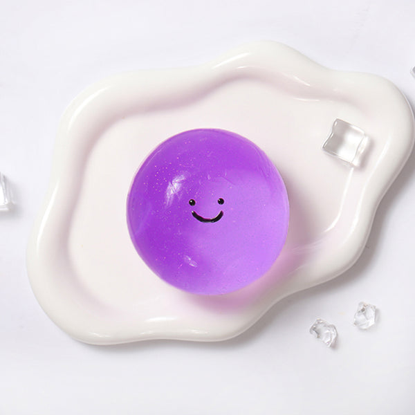 100g Crystal Sparkling Purple Galaxy Ball Taba Squishy