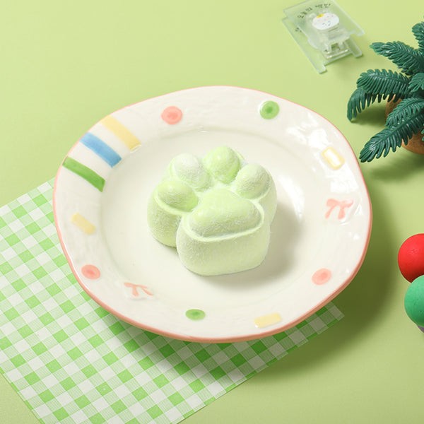 Limited-Edition Mint Ombre Paw Taba Squishy