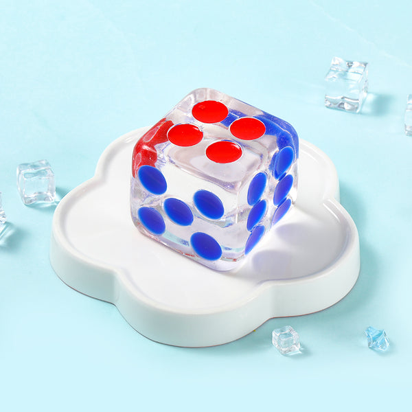 180g Medium Crystal Dice Taba Squishy