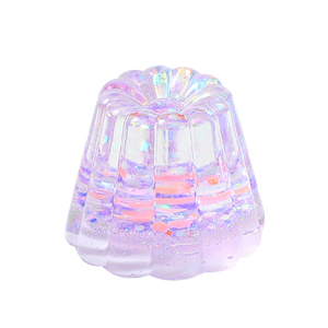 Purple Glow-in-dark Mini Pudding Squishy