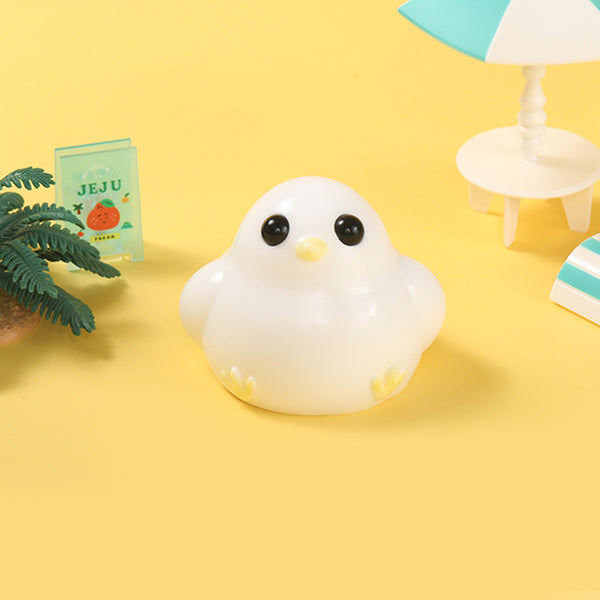 200g White Cute Chicken Taba Squishy