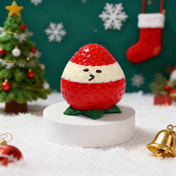 FUFU Christmas Strawberry Taba Squishy