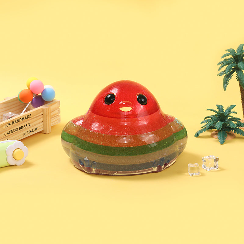 2100g Giant Crystal Rainbow Chicken Taba Squishy – FUFUSQUISHY