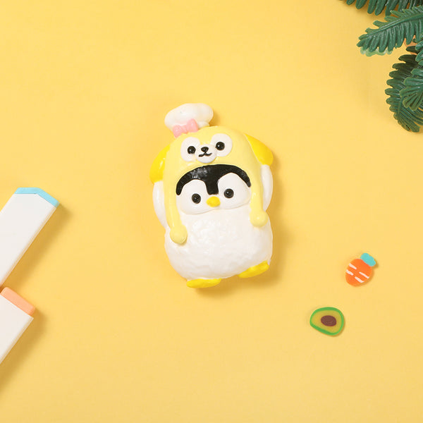 Cute Little Dog Head Penguin Taba Squishy