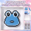 FUFUSQUISHY Pou DIY Squishy Craft Kit – Make Your Own Pixel Art