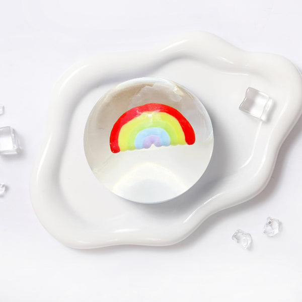 100g Crystal Rainbow inside Ball Taba Squishy