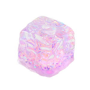 Purple Glow-in-dark Ice Cube Squishy