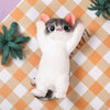 Gray Cheer Kitty Taba Squishy
