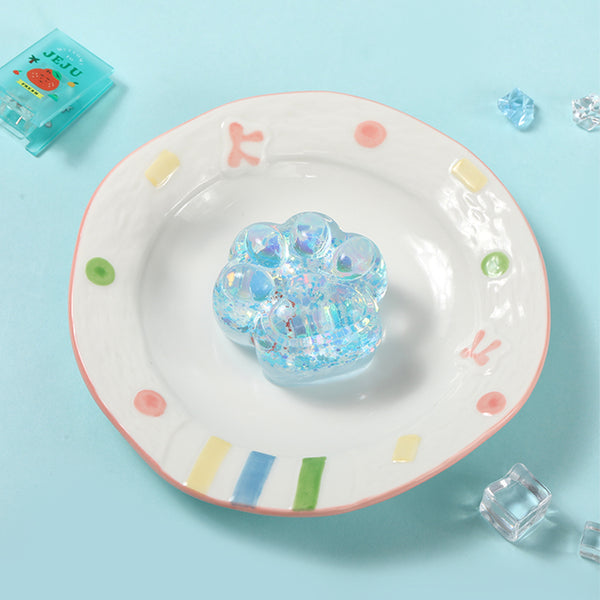 Blue Sparkling Paw Taba Squishy