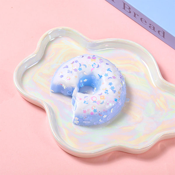 Adorable Blue Donut Squishy