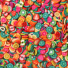 FUFUSQUISHY Colorful Fruit & Flower Charms for DIY Squishy Balls & Crafts – 60g (2.12 oz)