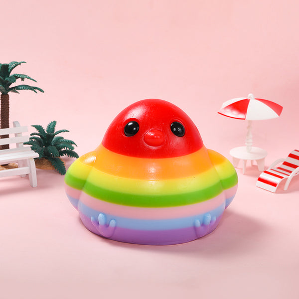 2100g Giant Rainbow Chicken Taba Squishy