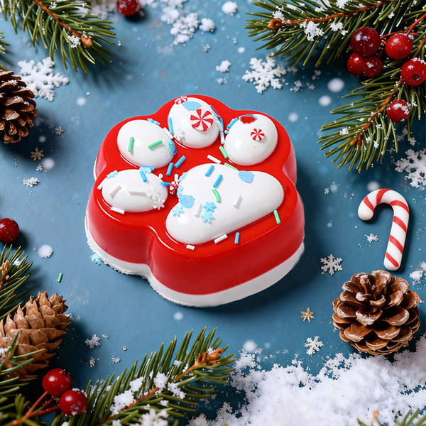 230g FUFU Christmas Cat Paw Taba Squishy