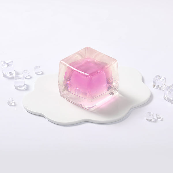 Crystal Pink Ice Cube Taba Squishy