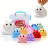 FUFUSQUISHY 10 Pack Hamster Taba Squishy Toys Kit with Toy Set Box & Cute Stickers, Handmade Kawaii Taba Squishies, Stress Relief Sensory Fidget Toys, Party Favors for Kids Ages 4-8 8-12, Holiday Gifts & Basket Stuffers