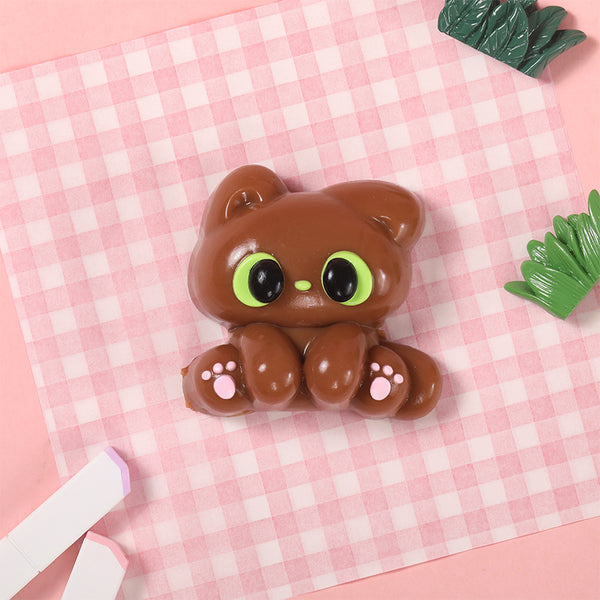 77g Brown Elf Kitty Taba Squishy