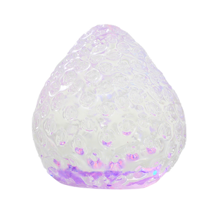 Purple Glow-in-dark Strawberry Squishy