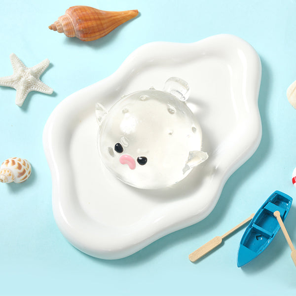 120g Crystal Pufferfish Taba Squishy