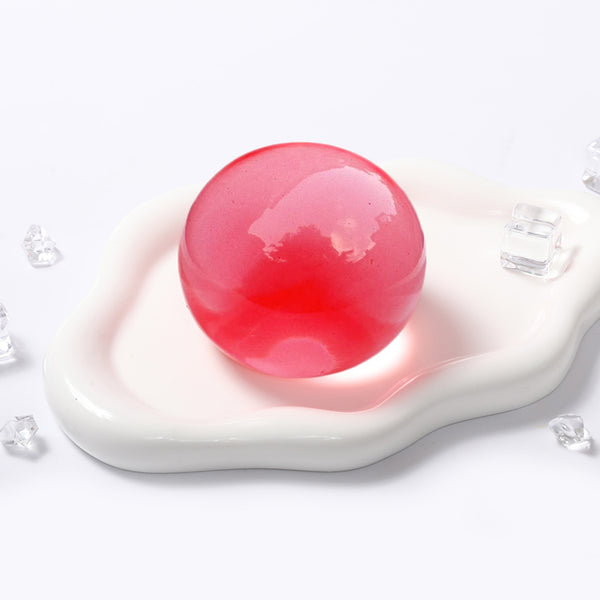 100g Crystal Red  Magic Ball Taba Squishy